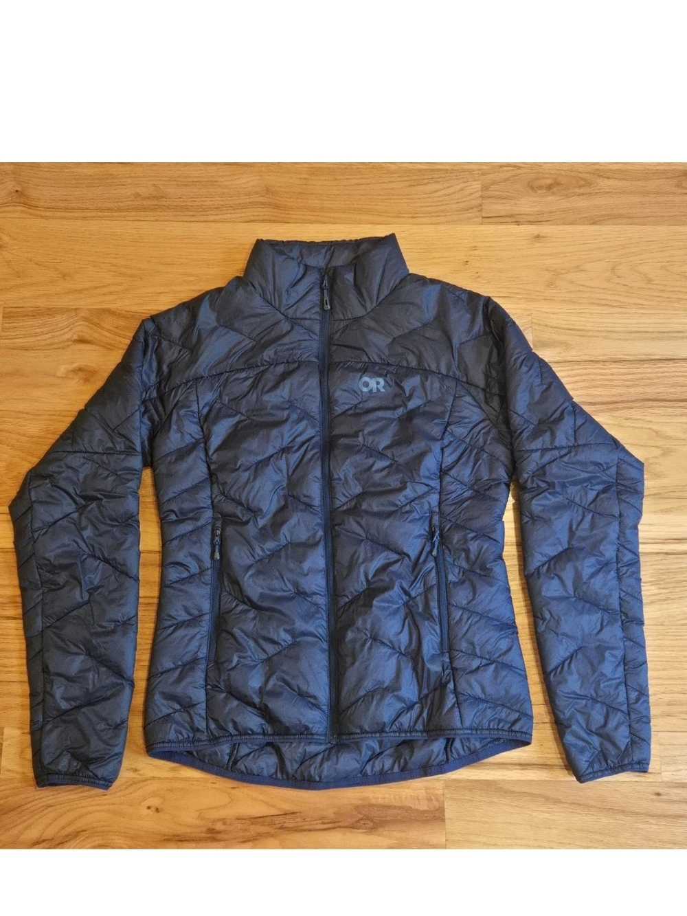 Outdoor Research SuperStrand LT Jacket Womens Size Small Blue 289621 Puffer